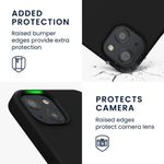Husa pentru iPhone 13, Silicon, Negru, 55878.01 fotografia produsului View 4 S