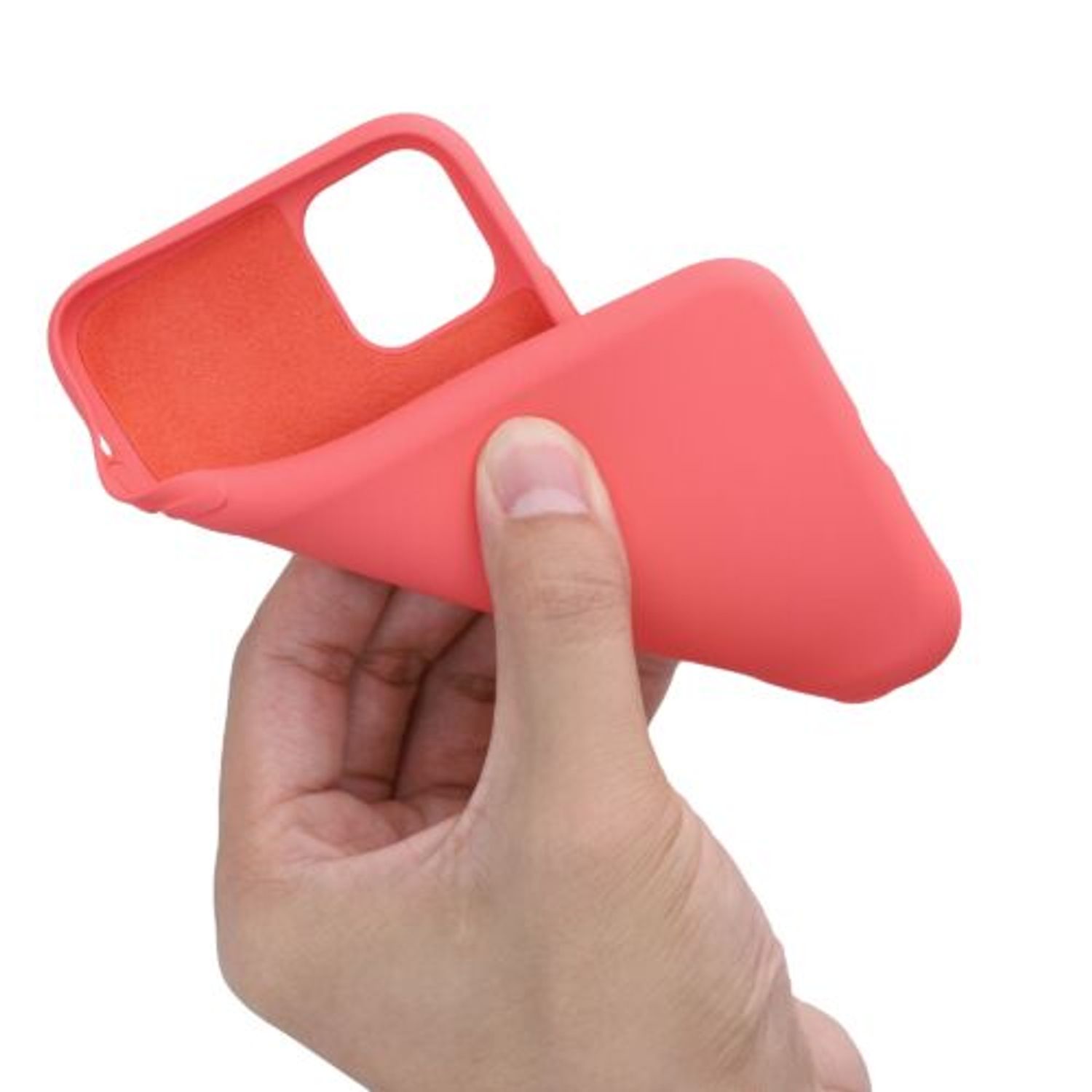 Husa pentru iPhone 11, Silicon, Roz, 50791.219 fotografia produsului View 8 L