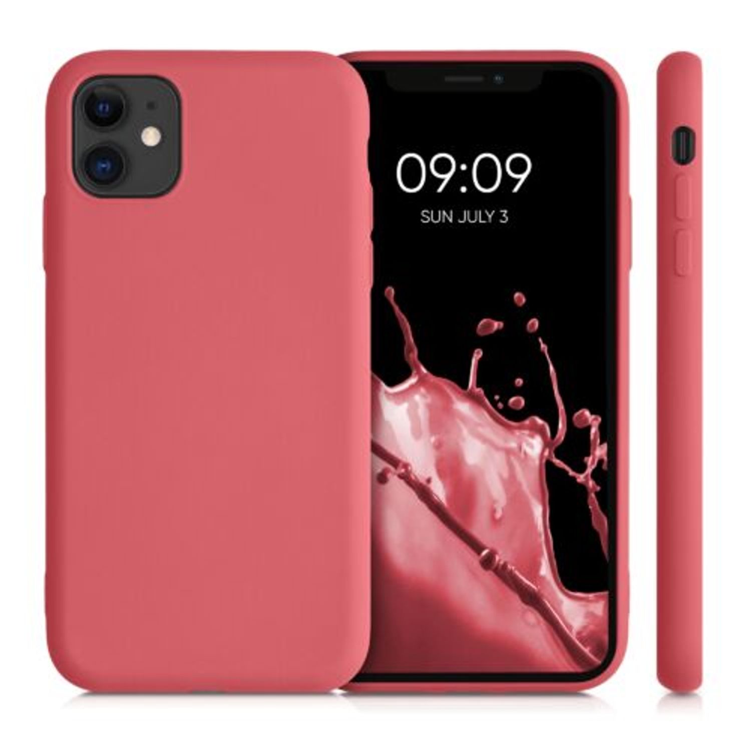 Husa pentru iPhone 11, Silicon, Roz, 50791.219 fotografia produsului View 2 L