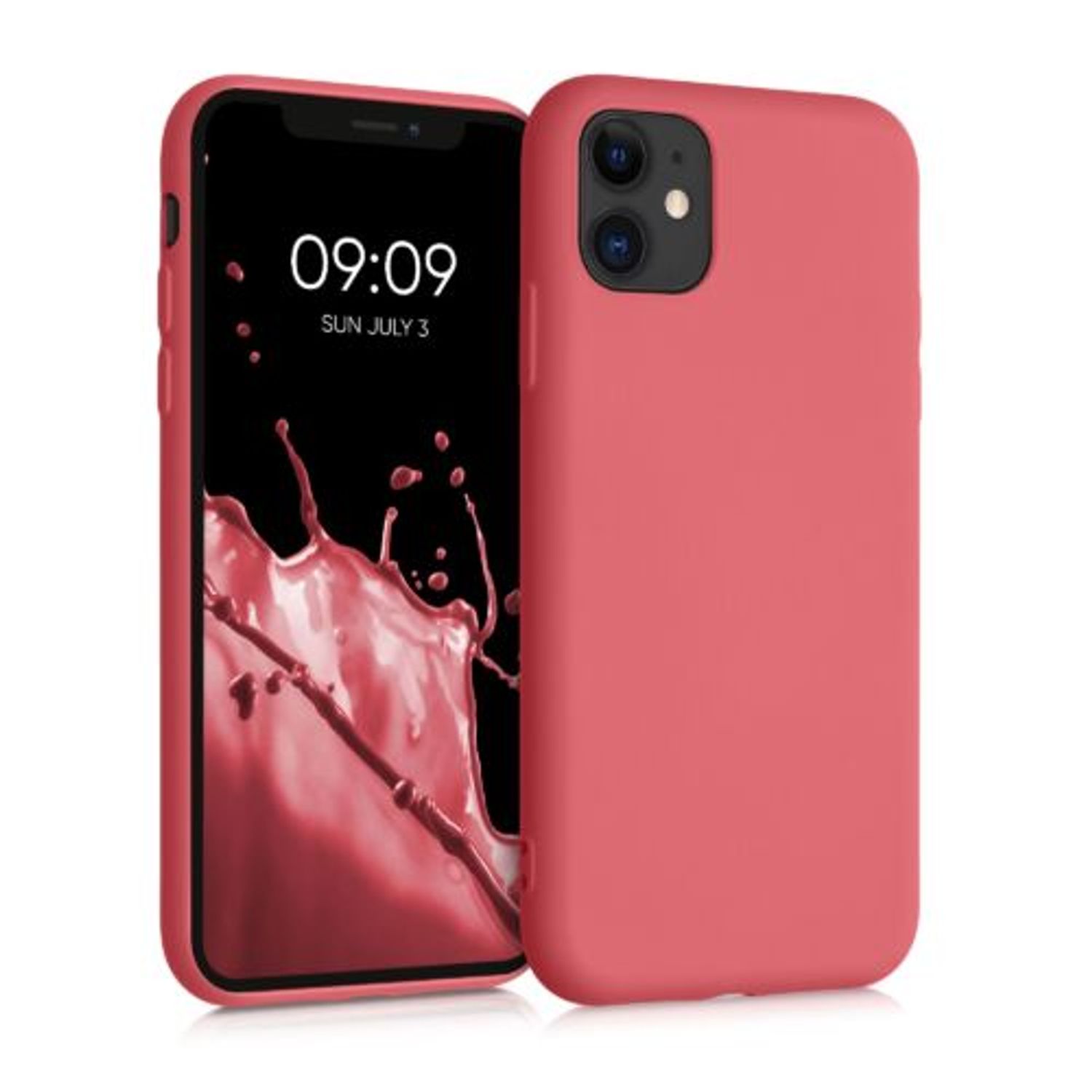 Husa pentru iPhone 11, Silicon, Roz, 50791.219 fotografia produsului