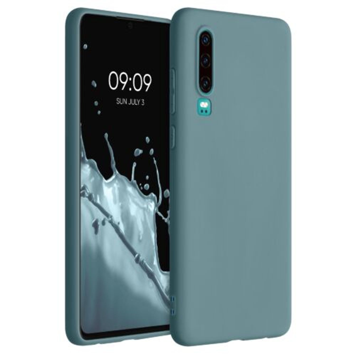 Husa pentru Huawei P30, Silicon, Verde, 47410.207 fotografia produsului