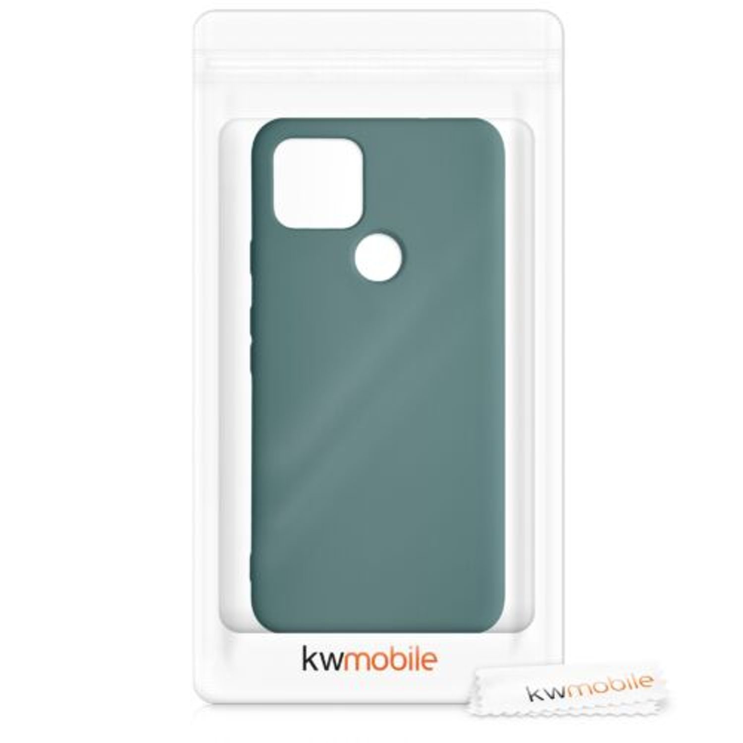 Husa pentru Google Pixel 4a 5G, Silicon, Verde, 53779.207 fotografia produsului View 7 L