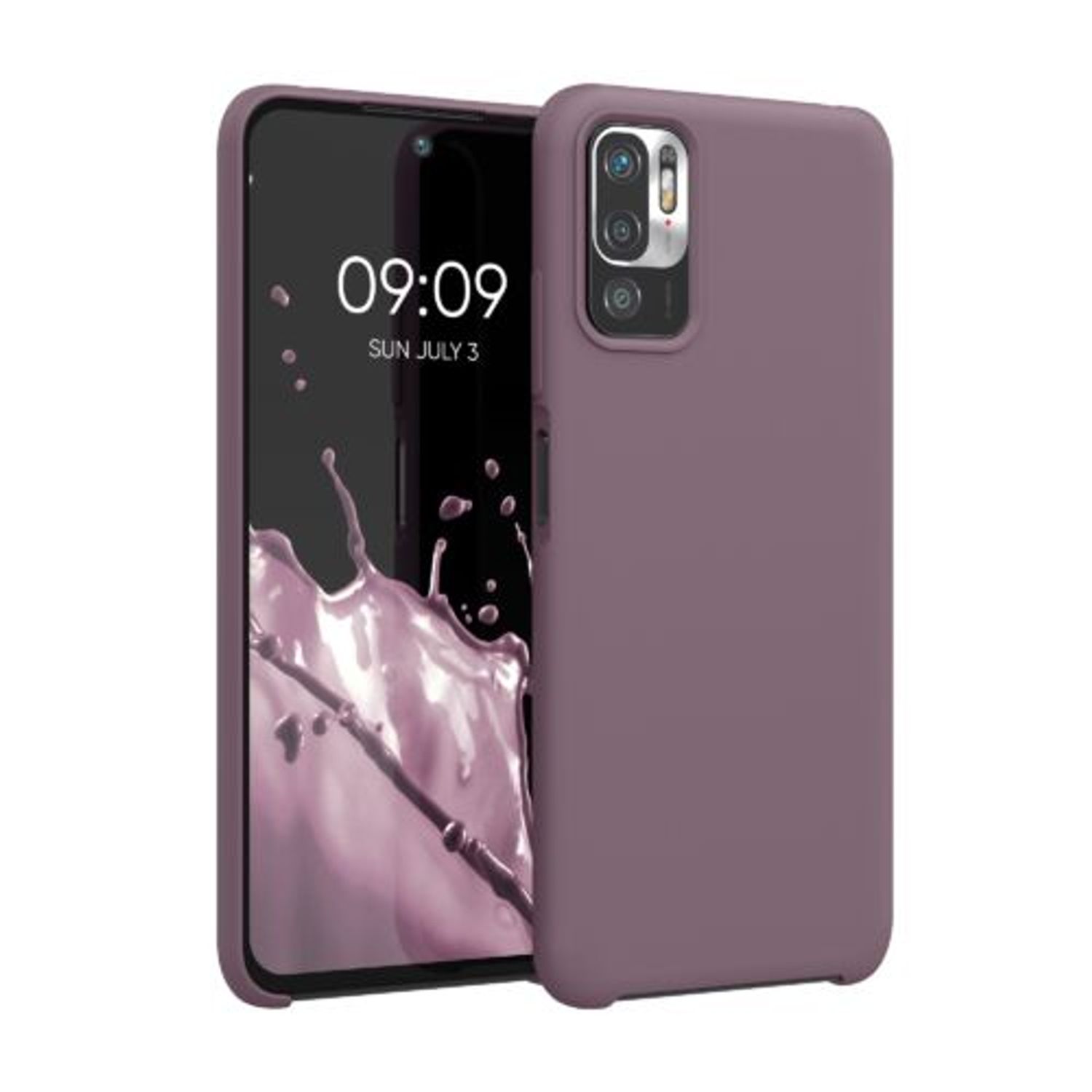 Husa pentru Xiaomi Redmi Note 10 5G, Silicon, Mov, 54948.181 fotografia produsului