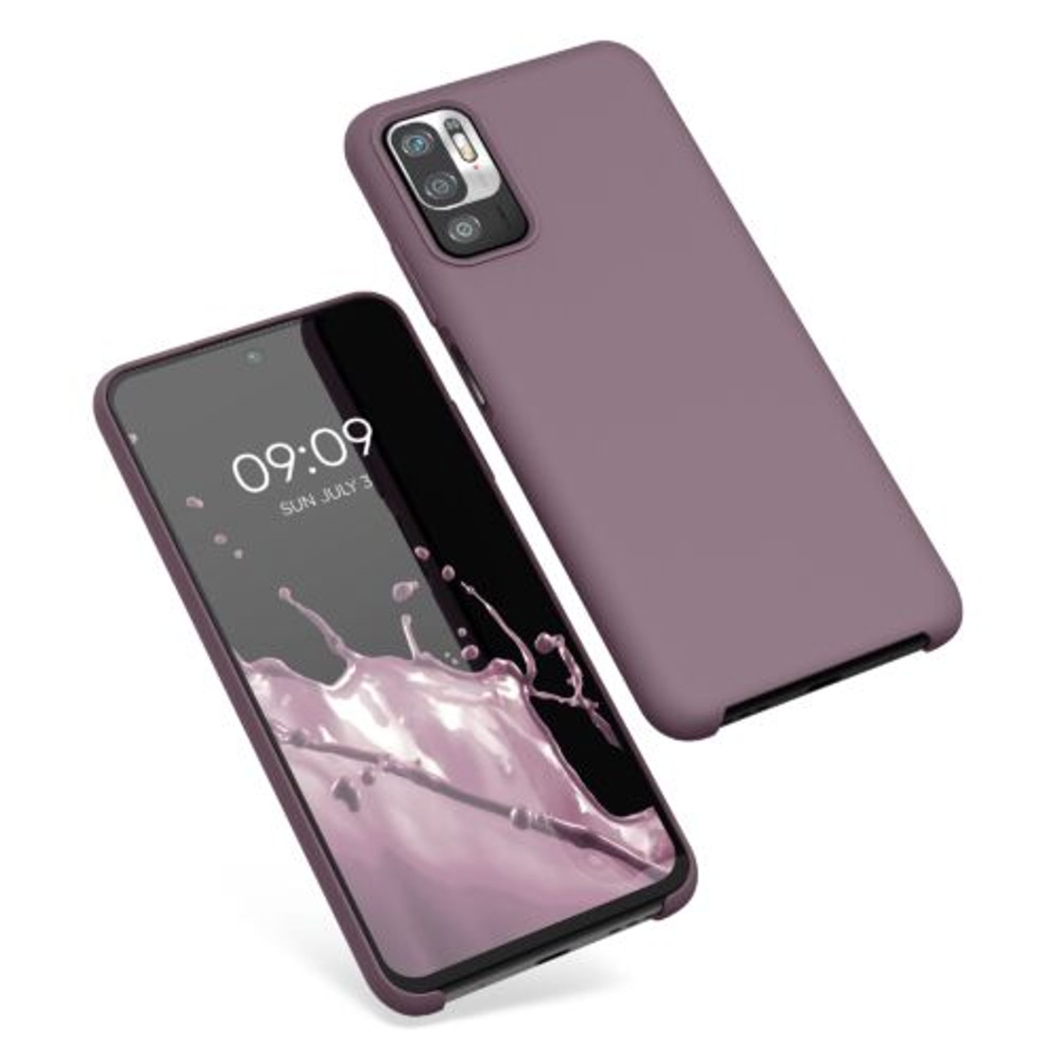 Husa pentru Xiaomi Redmi Note 10 5G, Silicon, Mov, 54948.181 fotografia produsului View 4 L