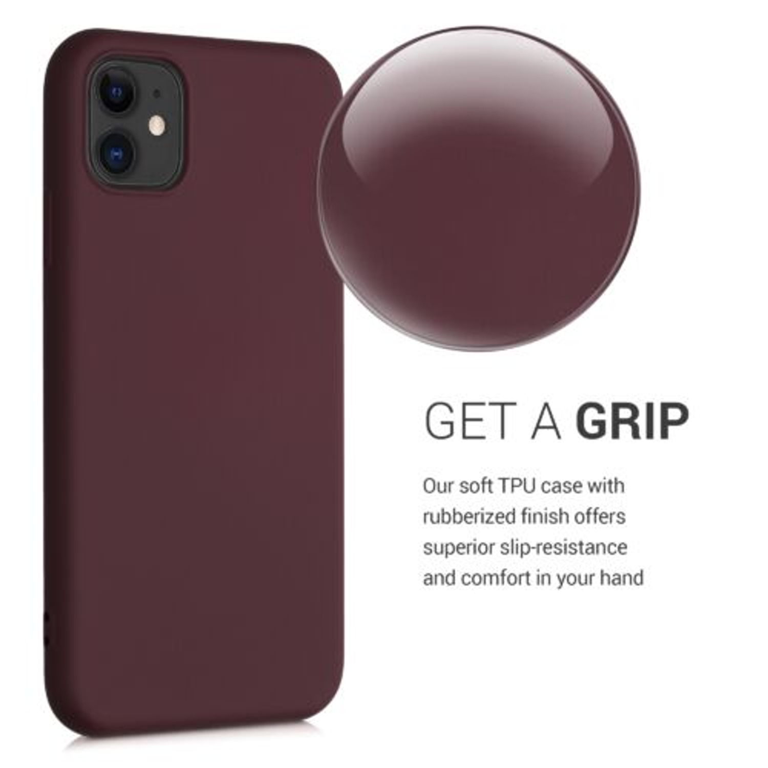 Husa pentru iPhone 11, Silicon, Violet, 50791.190 fotografia produsului View 6 L