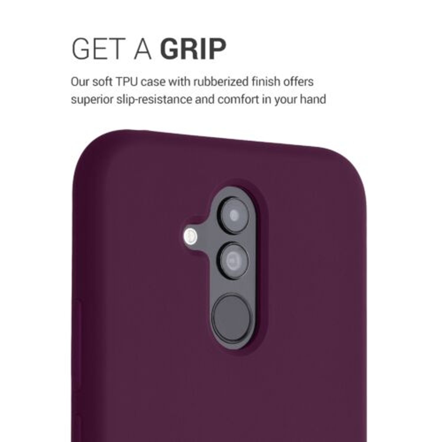 Husa pentru Huawei Mate 20 Lite, Silicon, Violet, 46310.187, Kwmobile fotografia produsului View 6 L