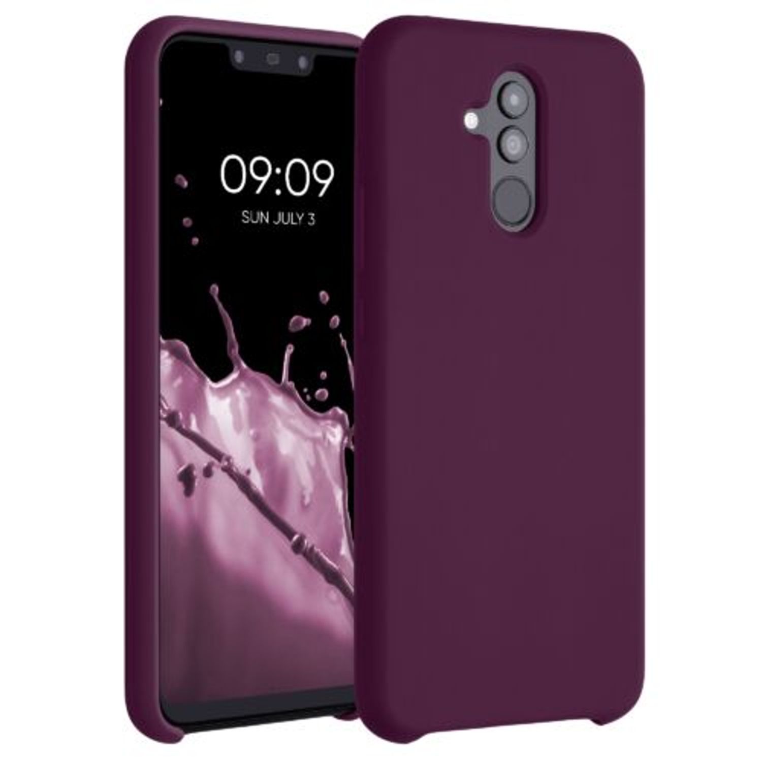 Husa pentru Huawei Mate 20 Lite, Silicon, Violet, 46310.187, Kwmobile fotografia produsului