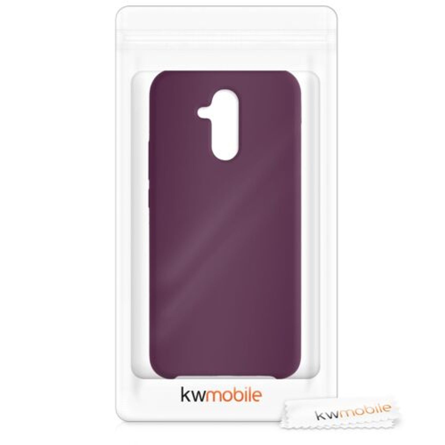 Husa pentru Huawei Mate 20 Lite, Silicon, Violet, 46310.187, Kwmobile fotografia produsului View 15 L