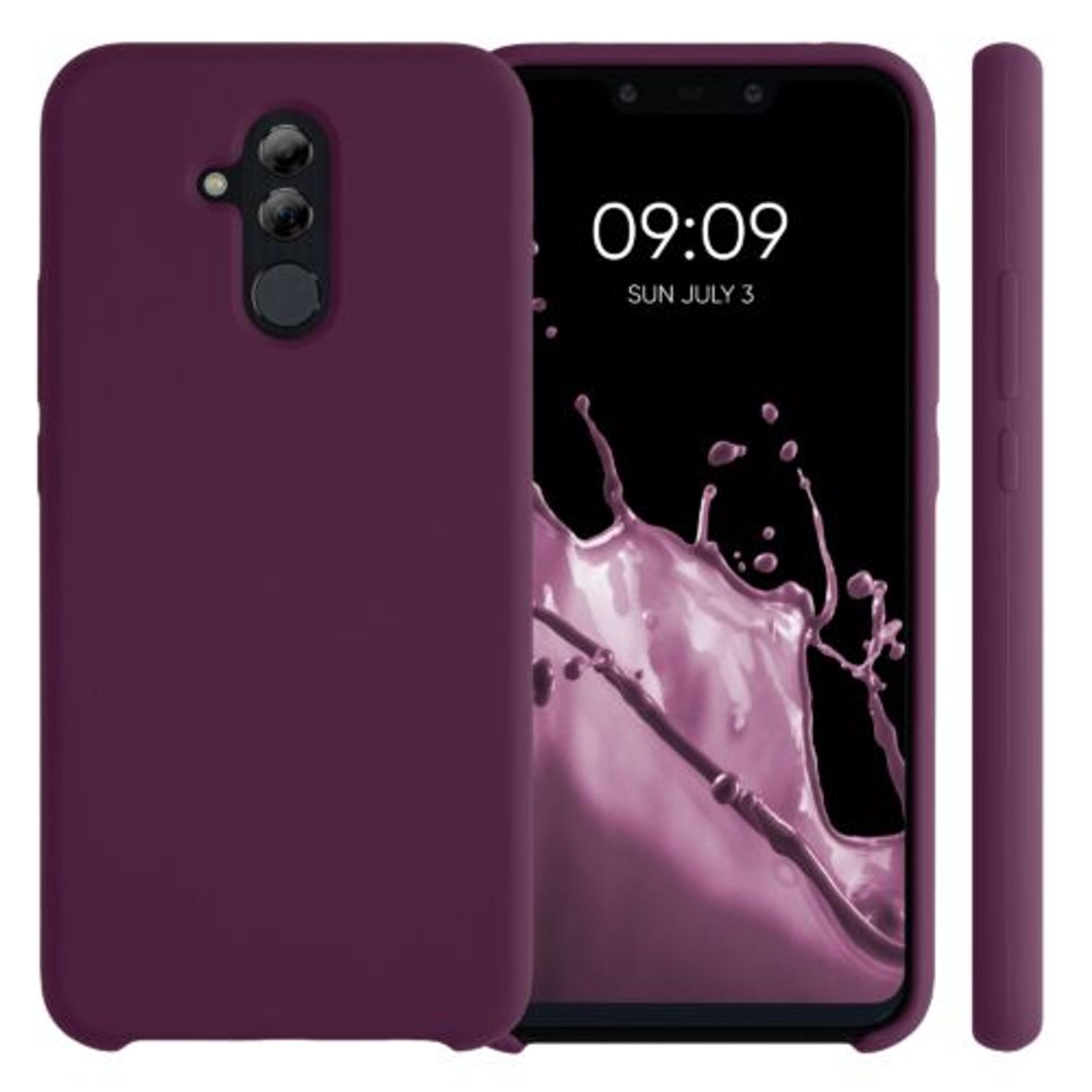 Husa pentru Huawei Mate 20 Lite, Silicon, Violet, 46310.187, Kwmobile fotografia produsului View 13 L