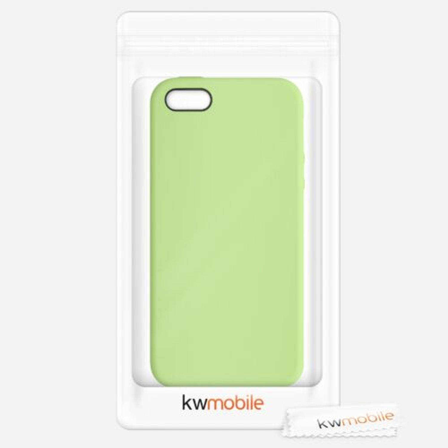 Husa pentru Apple iPhone 5/iPhone 5s/iPhone SE, Silicon, Verde, 42766.214 fotografia produsului View 8 L