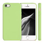 Husa pentru Apple iPhone 5/iPhone 5s/iPhone SE, Silicon, Verde, 42766.214 fotografia produsului View 2 S