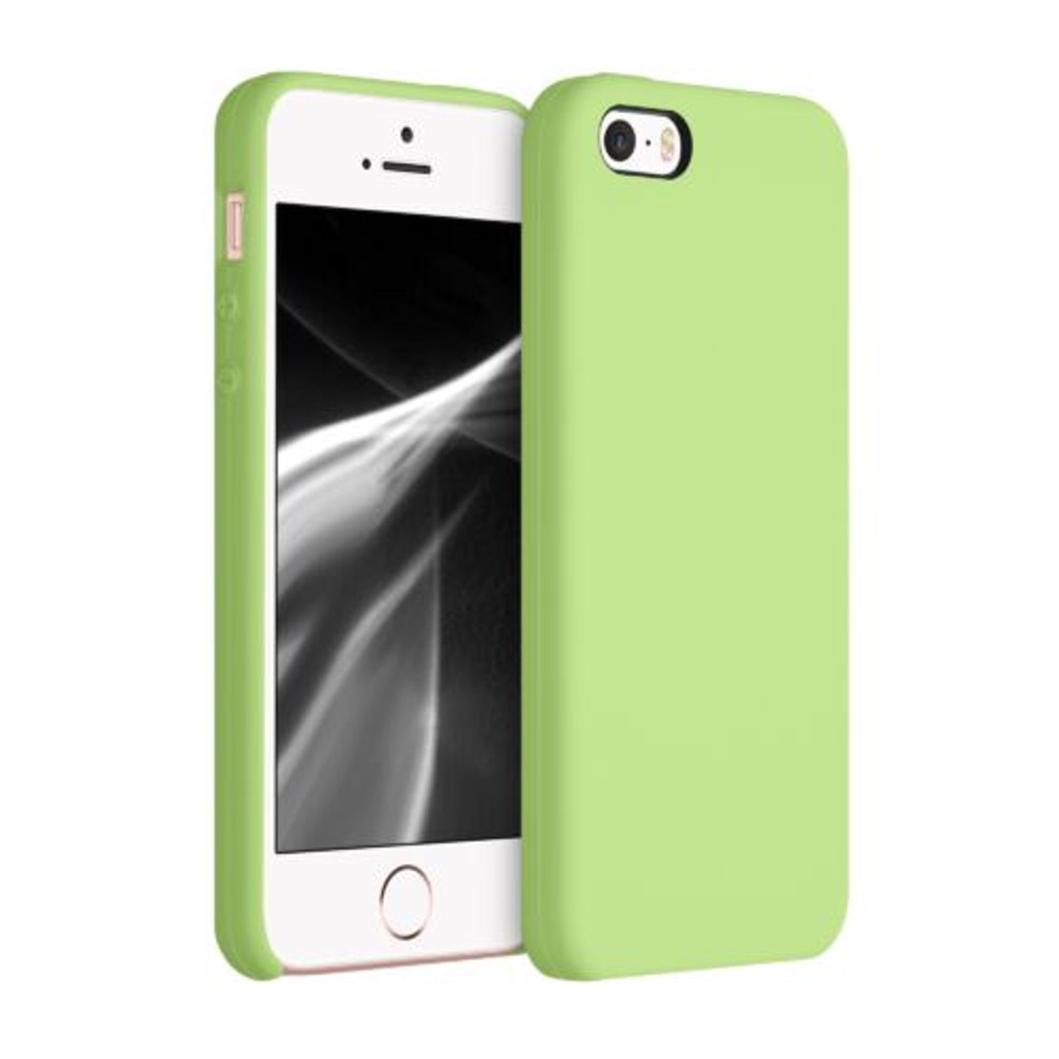 Husa pentru Apple iPhone 5/iPhone 5s/iPhone SE, Silicon, Verde, 42766.214 fotografia produsului