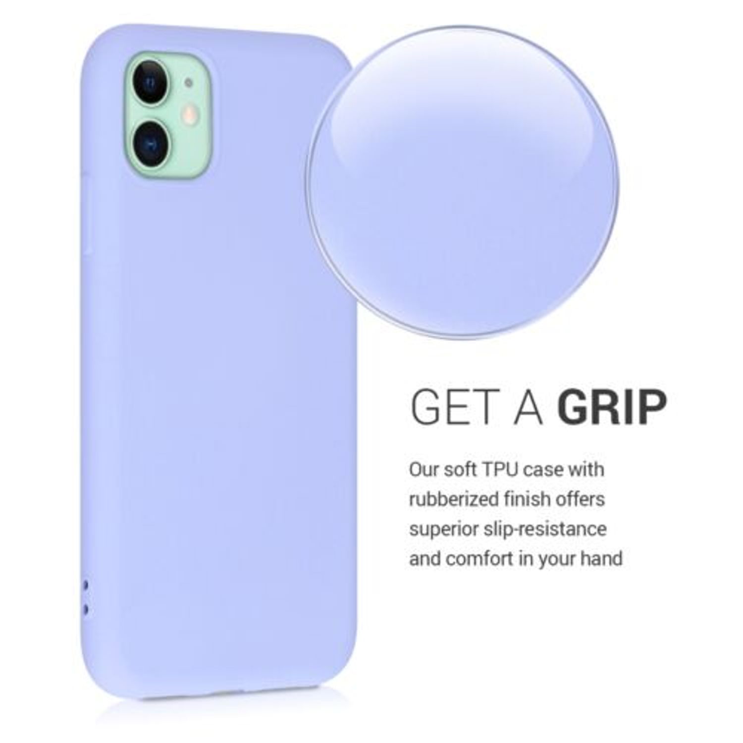 Husa pentru Apple iPhone 11, Silicon, Mov, 50791.139 fotografia produsului View 5 L