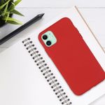 Husa pentru Apple iPhone 11, Silicon, Rosu, 50791.09 fotografia produsului View 3 S