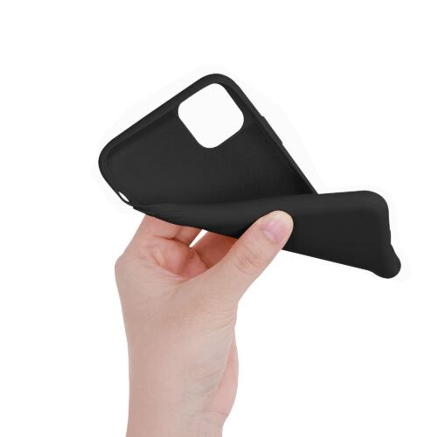 Husa pentru Apple iPhone 11, Silicon, Negru, 50791.47 fotografia produsului View 8 L