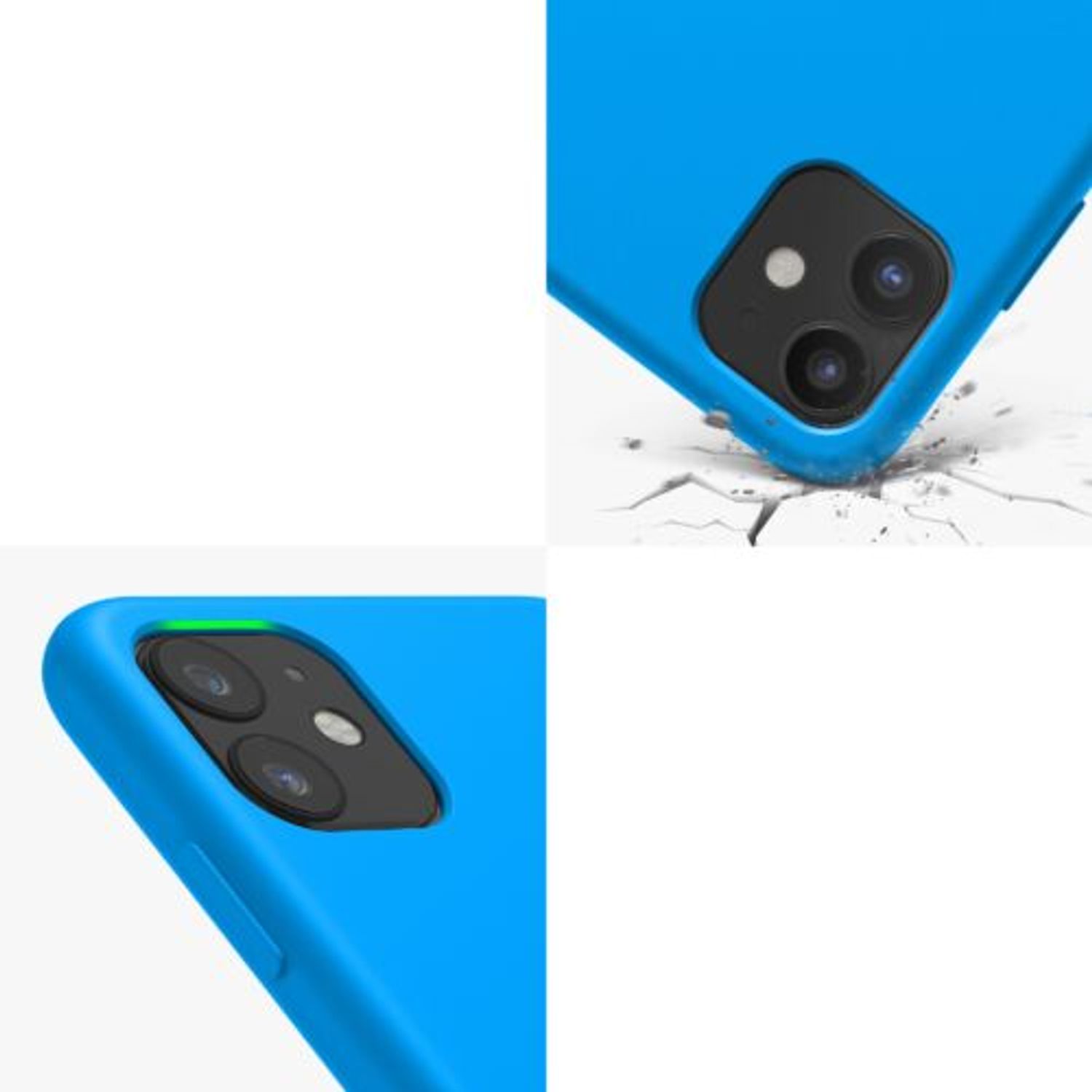 Husa pentru iPhone 11, Silicon, Albastru, 49724.157 fotografia produsului View 9 L
