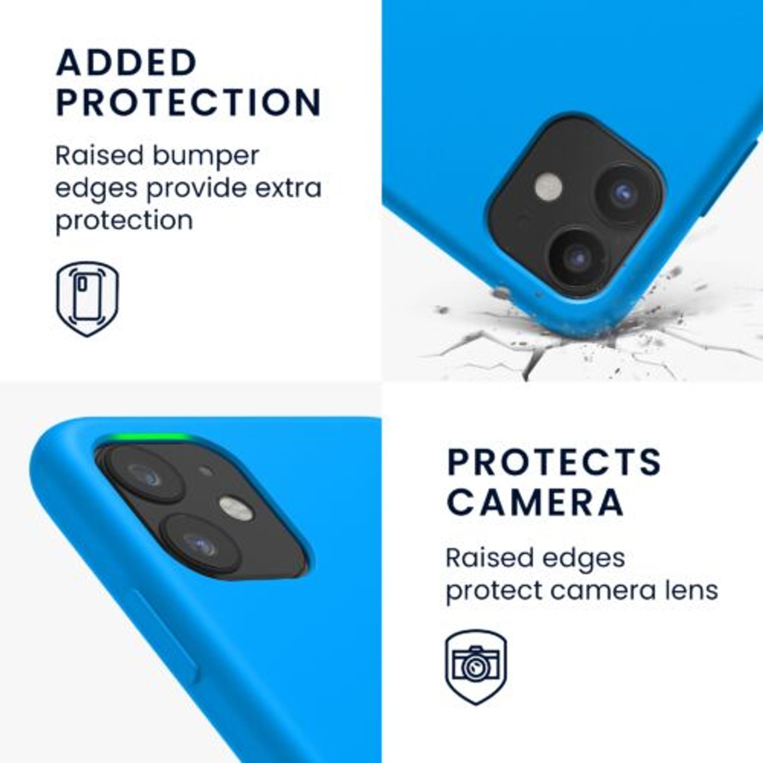 Husa pentru iPhone 11, Silicon, Albastru, 49724.157 fotografia produsului View 4 L