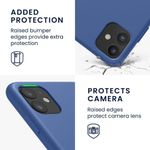 Husa pentru iPhone 11, Silicon, Albastru, 49724.17 fotografia produsului View 4 S