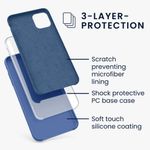 Husa pentru iPhone 11, Silicon, Albastru, 49724.17 fotografia produsului View 3 S