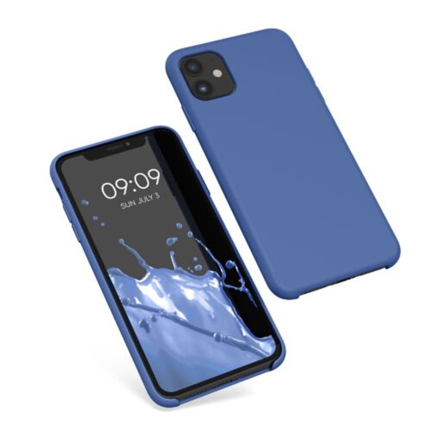 Husa pentru iPhone 11, Silicon, Albastru, 49724.17 fotografia produsului View 2 L