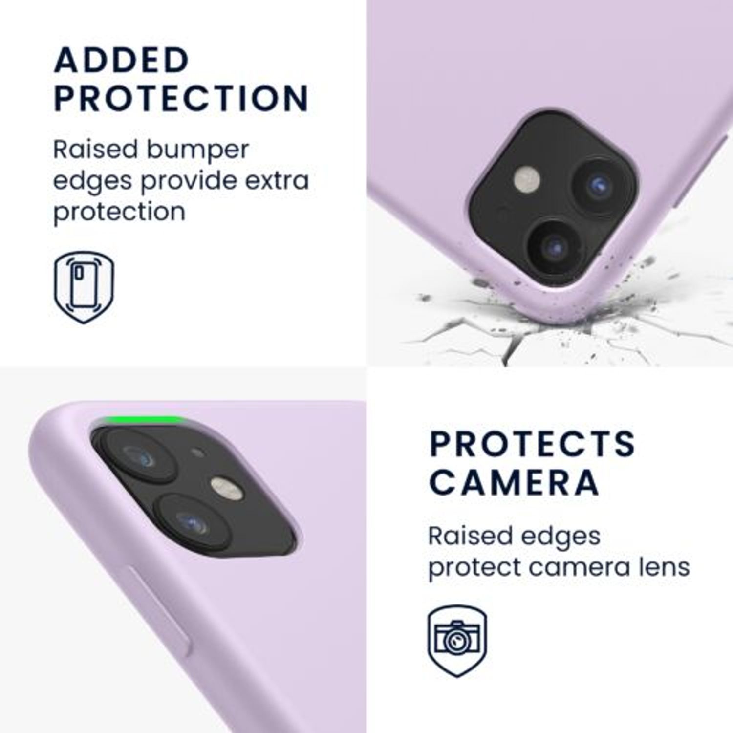 Husa pentru iPhone 11, Silicon, Mov, 49724.140 fotografia produsului View 4 L