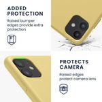 Husa pentru Apple iPhone 11, Silicon, Galben, 49724.216 fotografia produsului View 4 S