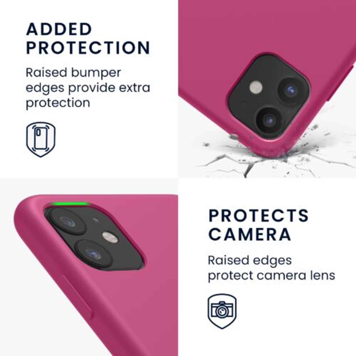 Husa pentru Apple iPhone 11, Silicon, Roz, 49724.213 fotografia produsului View 4 L