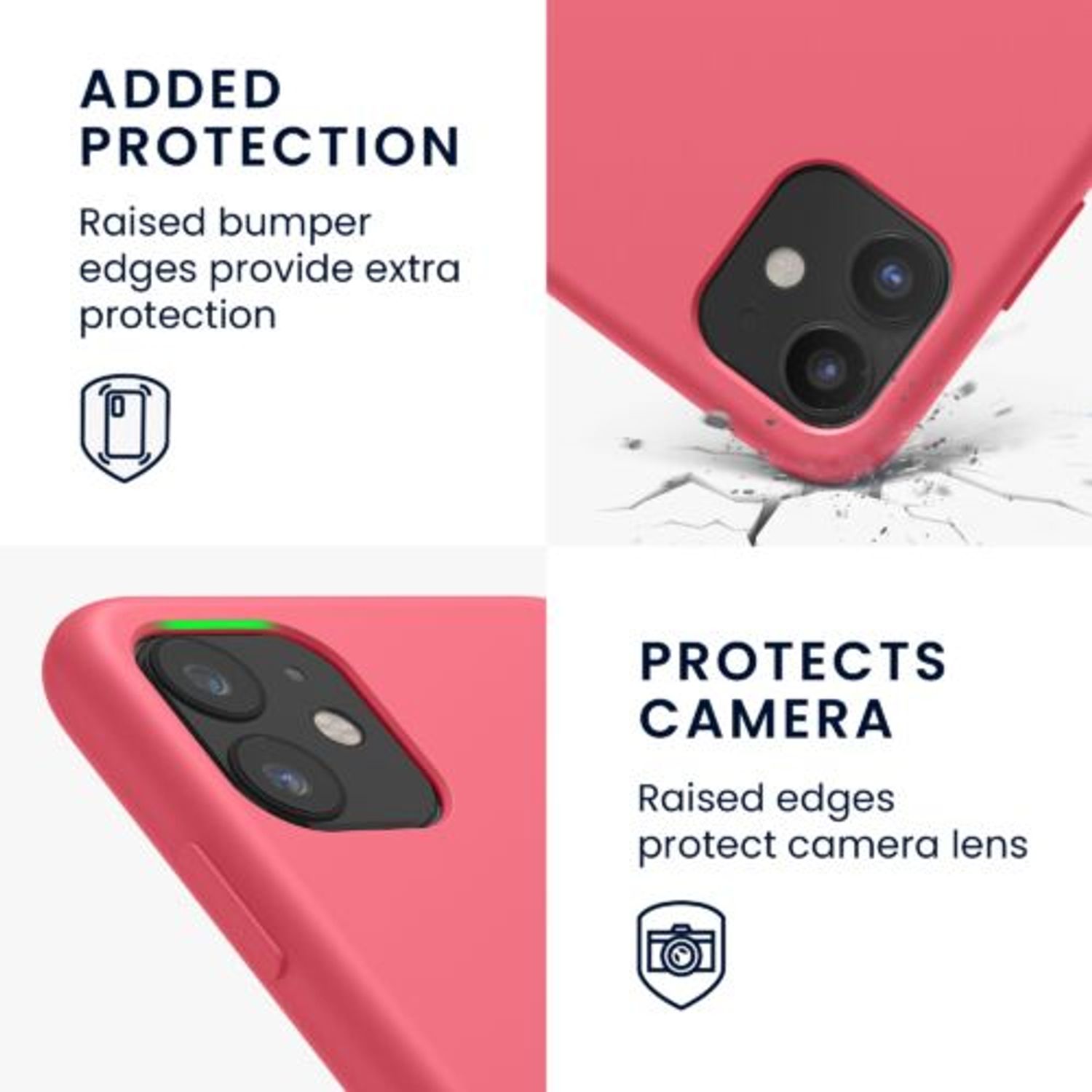 Husa pentru Apple iPhone 11, Silicon, Roz, 49724.219 fotografia produsului View 4 L