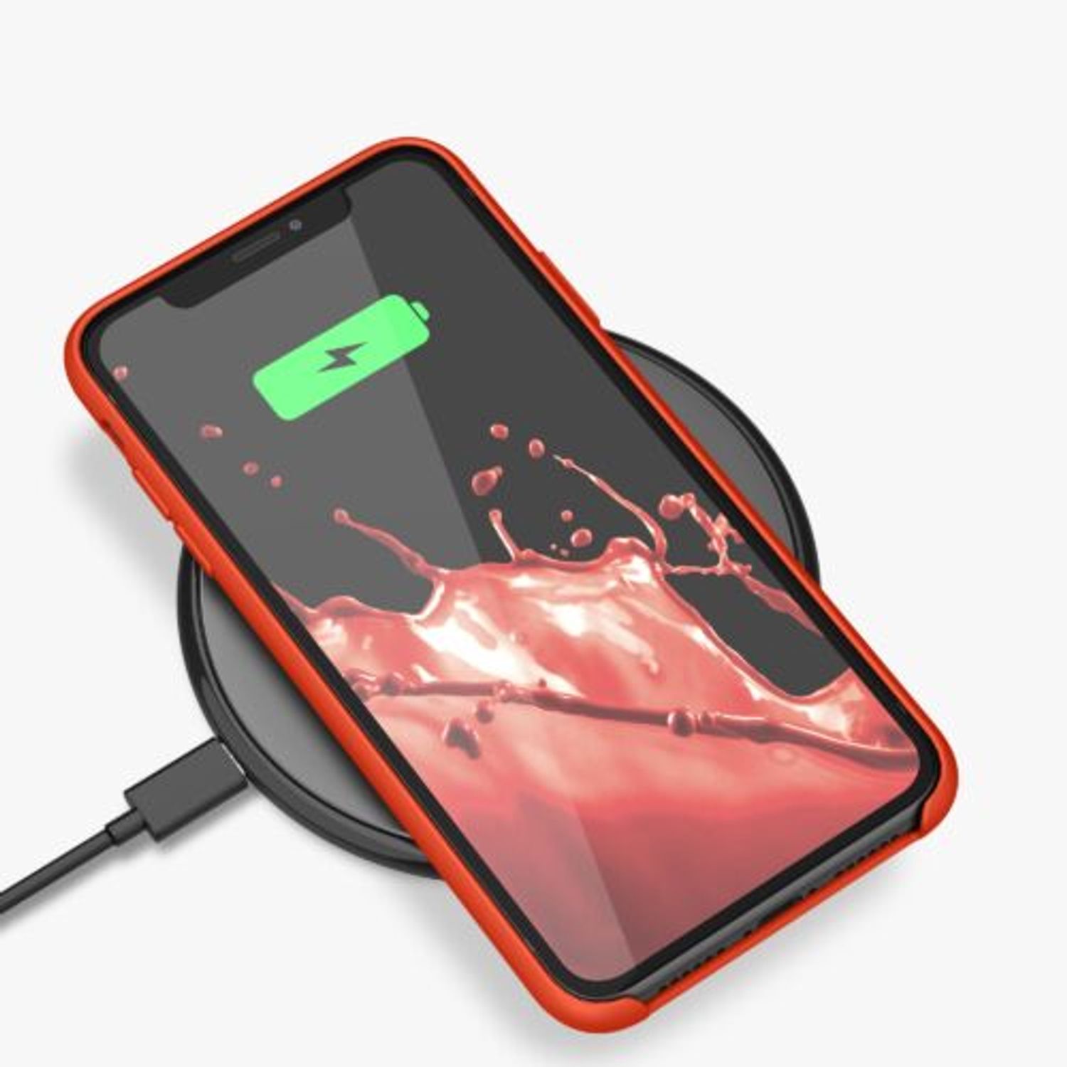 Husa pentru Apple iPhone 11, Silicon, Portocaliu, 49724.218 fotografia produsului View 11 L
