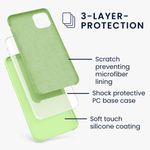 Husa pentru Apple iPhone 11, Silicon, Verde, 49724.214 fotografia produsului View 3 S