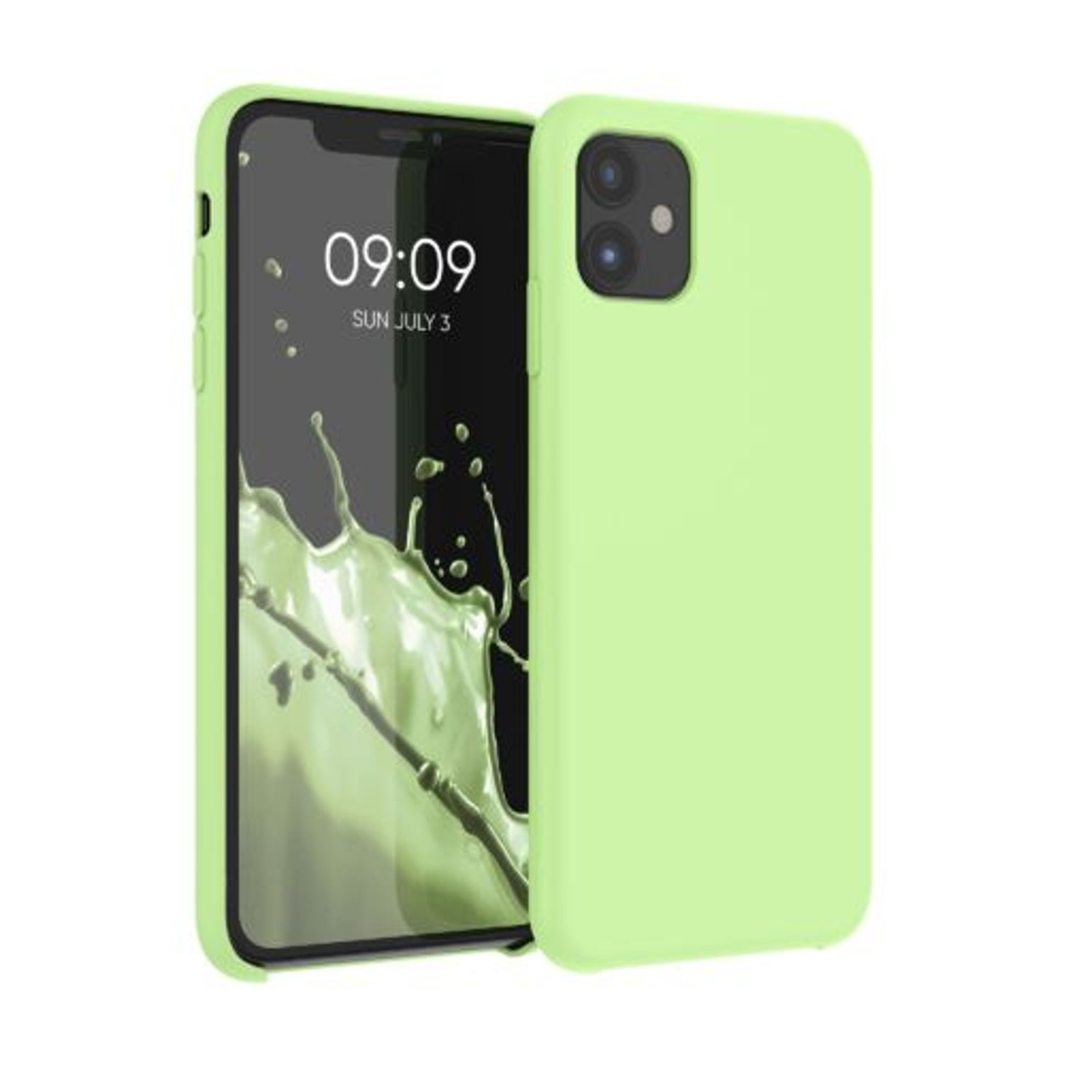Husa pentru Apple iPhone 11, Silicon, Verde, 49724.214 fotografia produsului