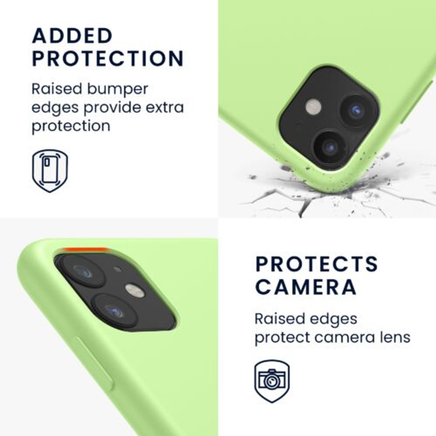 Husa pentru Apple iPhone 11, Silicon, Verde, 49724.214 fotografia produsului View 4 L