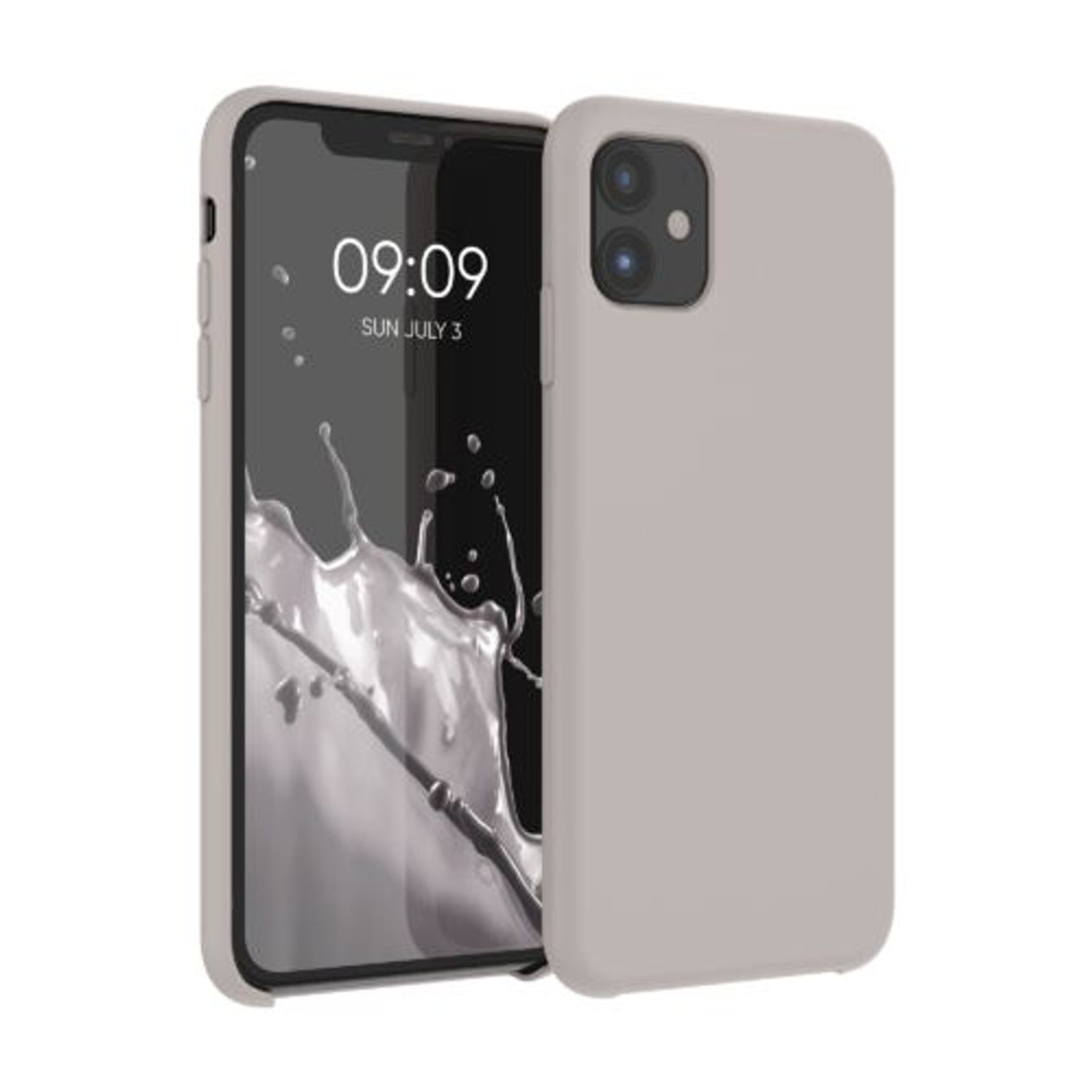 Husa pentru Apple iPhone 11, Silicon, Gri, 49724.43 fotografia produsului