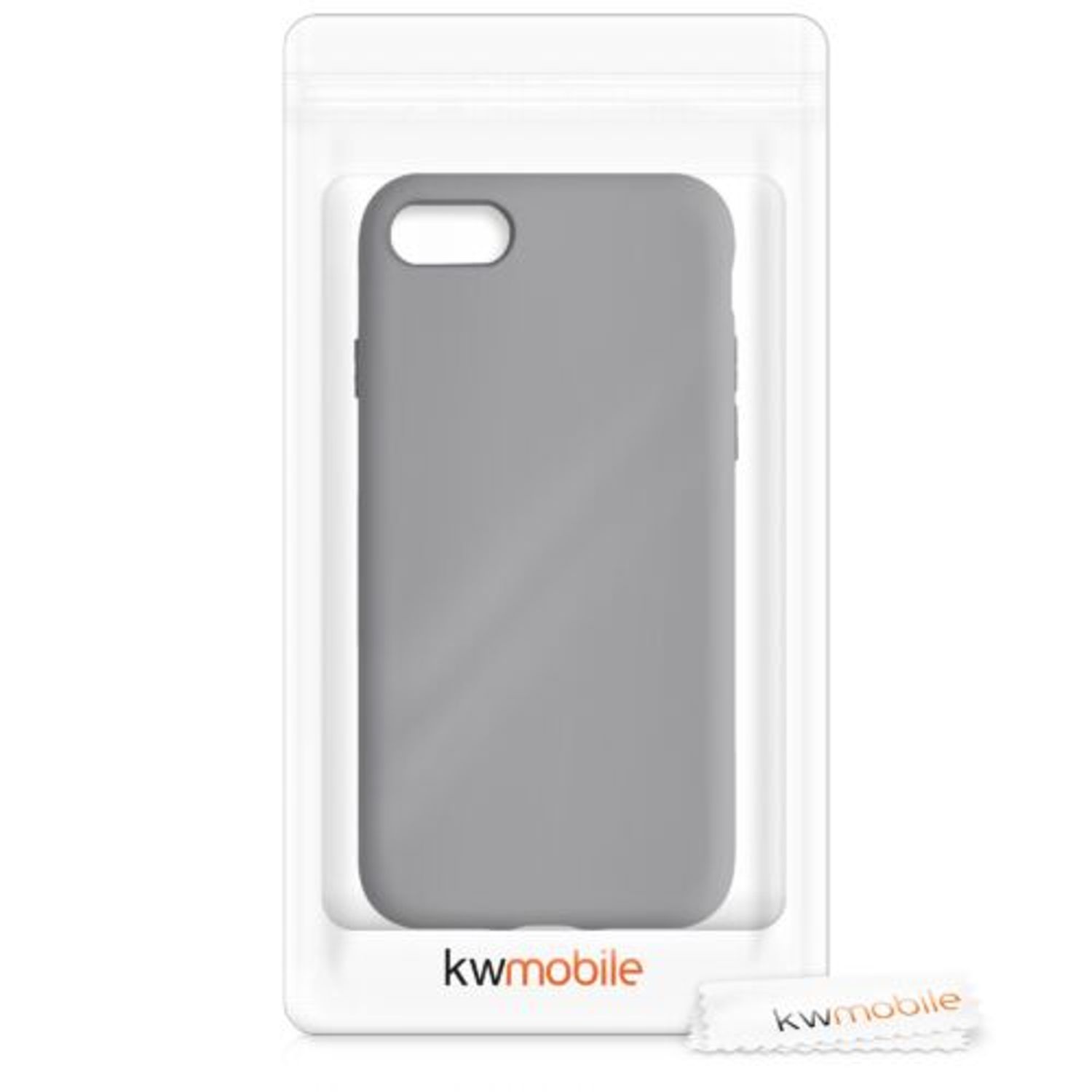 Husa pentru Apple iPhone 8/iPhone 7/iPhone SE 2, Silicon, Gri, 49979.155 fotografia produsului View 7 L