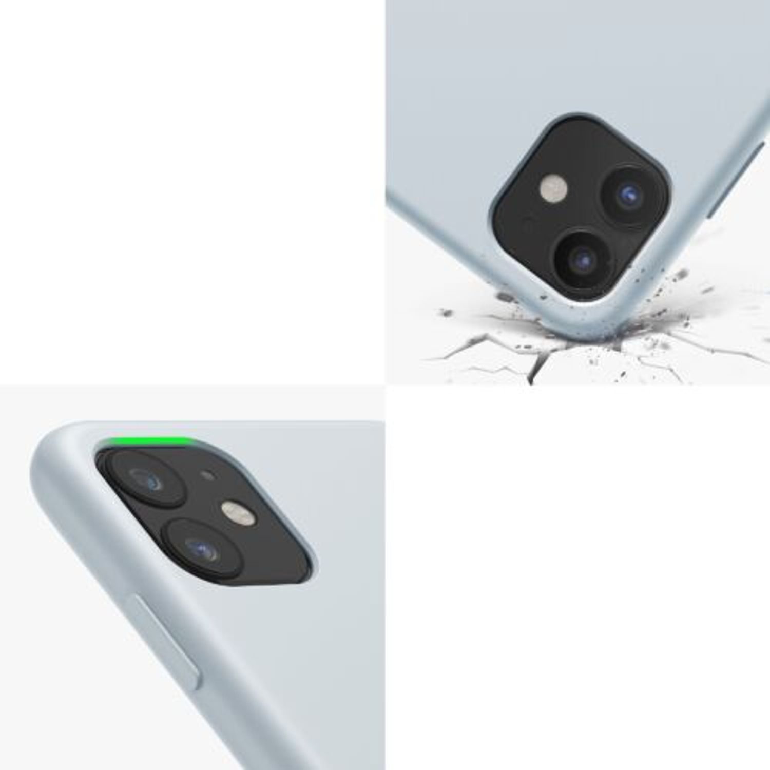 Husa pentru Apple iPhone 11, Silicon, Gri, 49724.70 fotografia produsului View 9 L