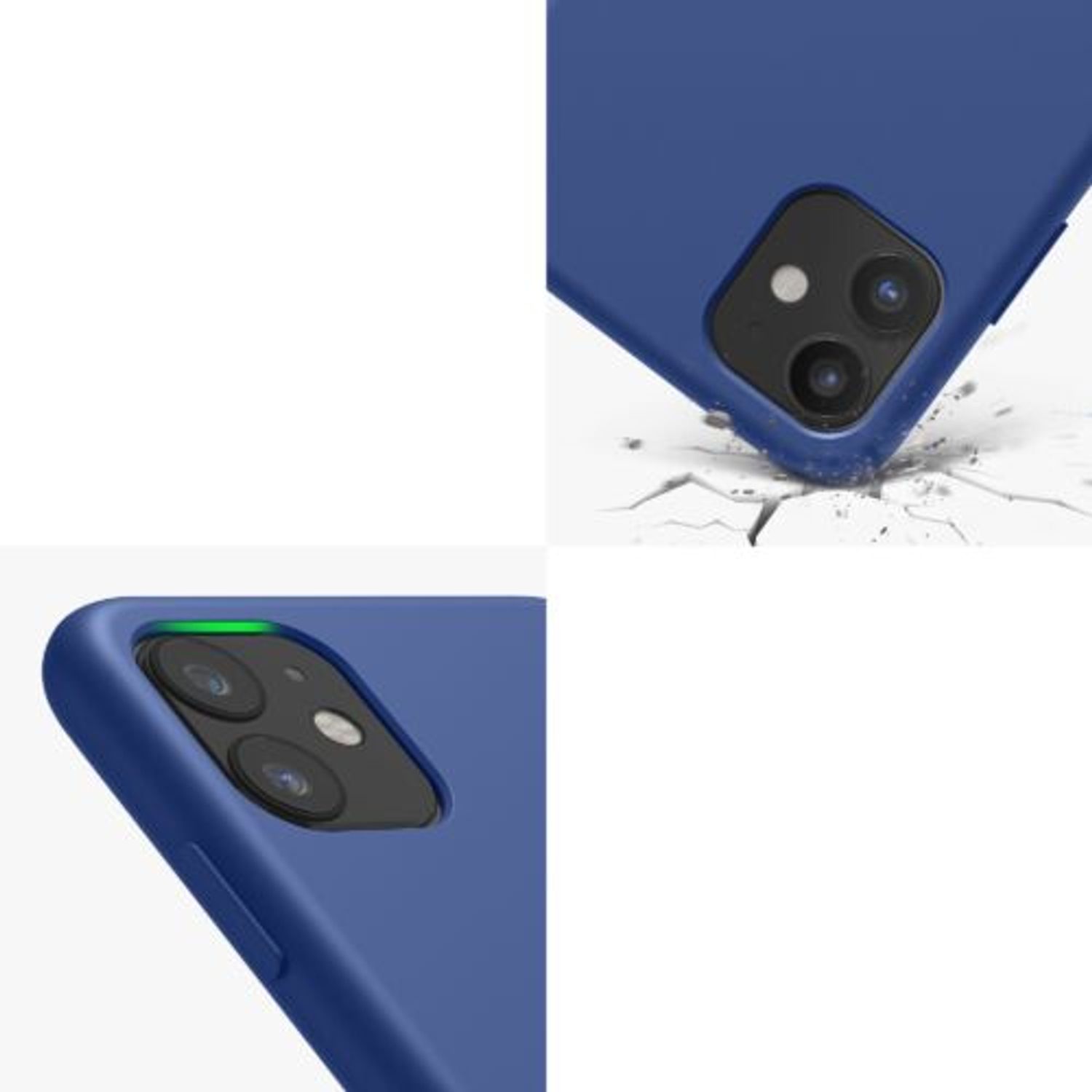 Husa pentru Apple iPhone 11, Silicon, Albastru, 49724.116 fotografia produsului View 9 L