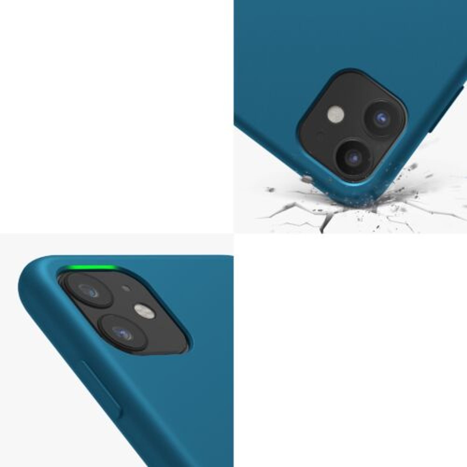Husa pentru Apple iPhone 11, Silicon, Verde, 49724.57 fotografia produsului View 9 L