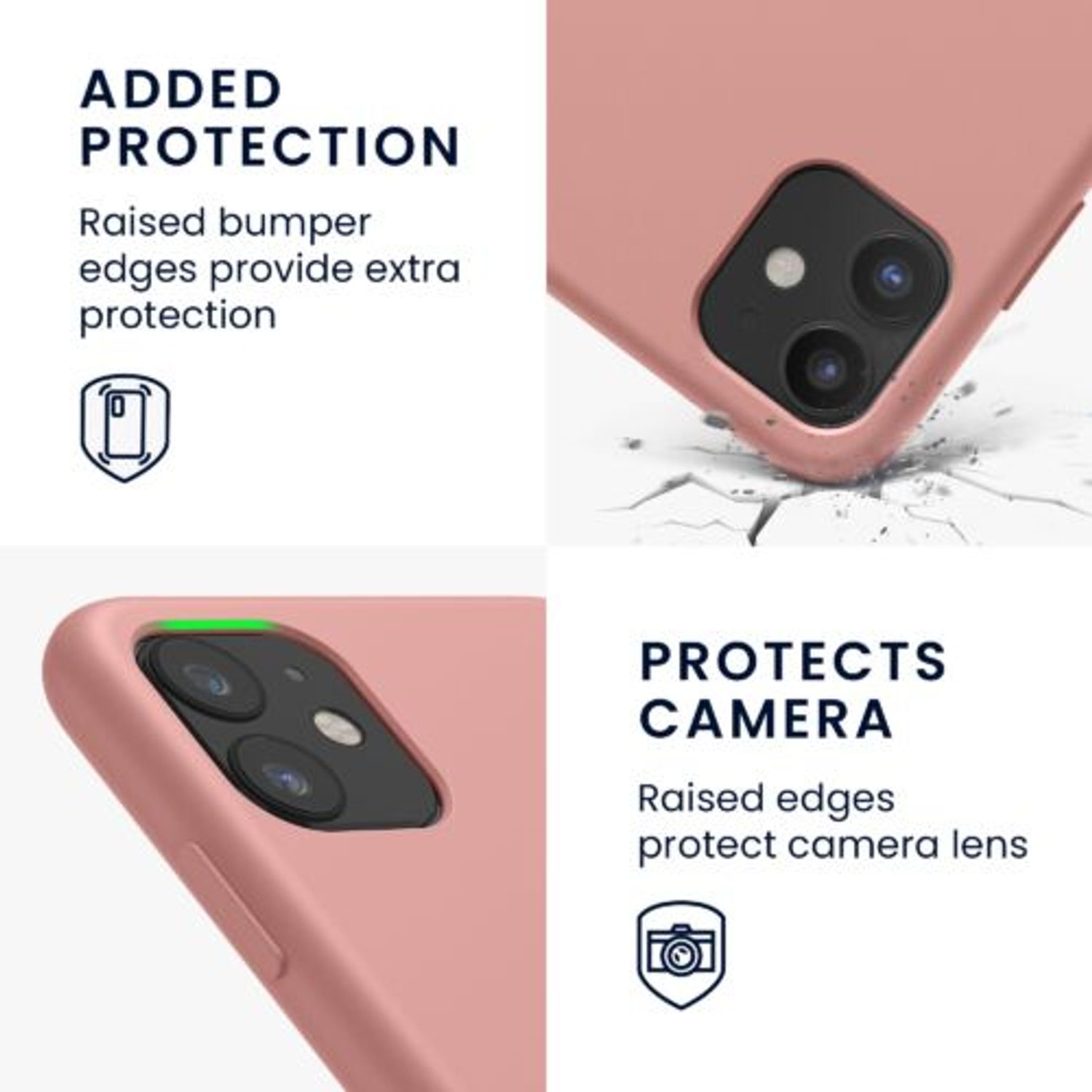 Husa pentru Apple iPhone 11, Silicon, Roz, 49724.193 fotografia produsului View 5 L