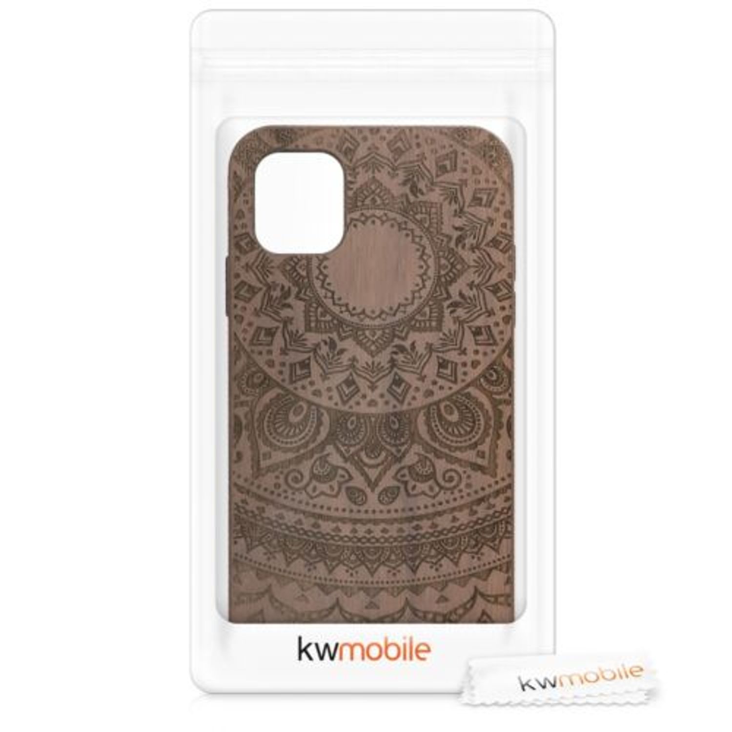 Husa pentru iPhone 11, Lemn, Maro, 49799.04 fotografia produsului View 6 L