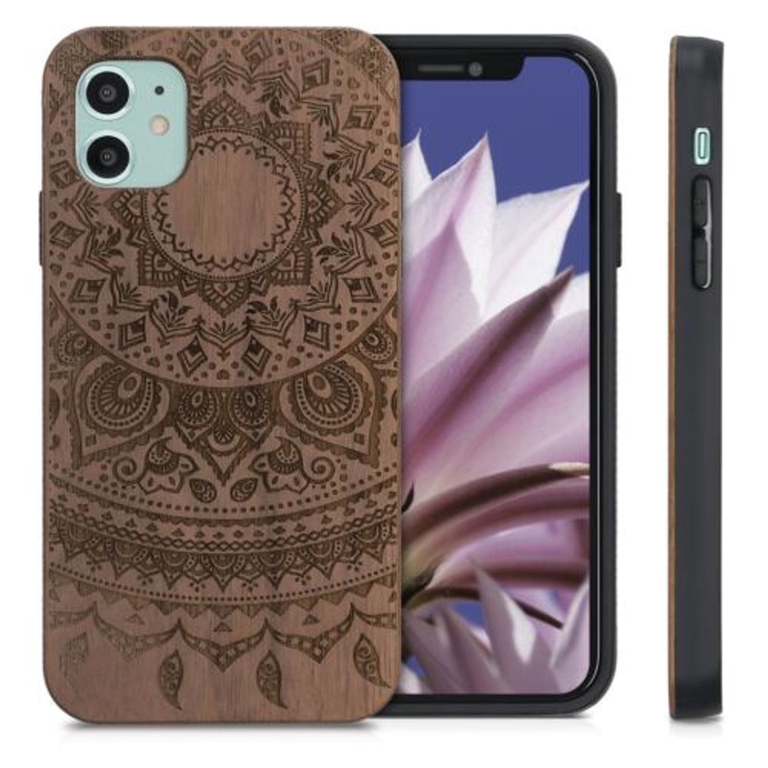 Husa pentru iPhone 11, Lemn, Maro, 49799.04 fotografia produsului View 2 L
