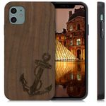 Husa pentru Apple iPhone 11, Lemn, Maro, 49799.06 fotografia produsului View 2 S