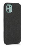 Husa pentru Apple iPhone 11, Textil, Negru, 49805.01 fotografia produsului View 7 S