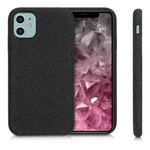 Husa pentru Apple iPhone 11, Textil, Negru, 49805.01 fotografia produsului View 2 S