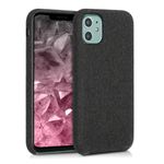 Husa pentru Apple iPhone 11, Textil, Negru, 49805.01 fotografia produsului