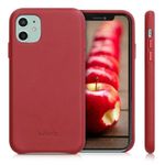 Husa pentru Apple iPhone 11, Piele naturala, Rosu, 49737.09 fotografia produsului View 2 S