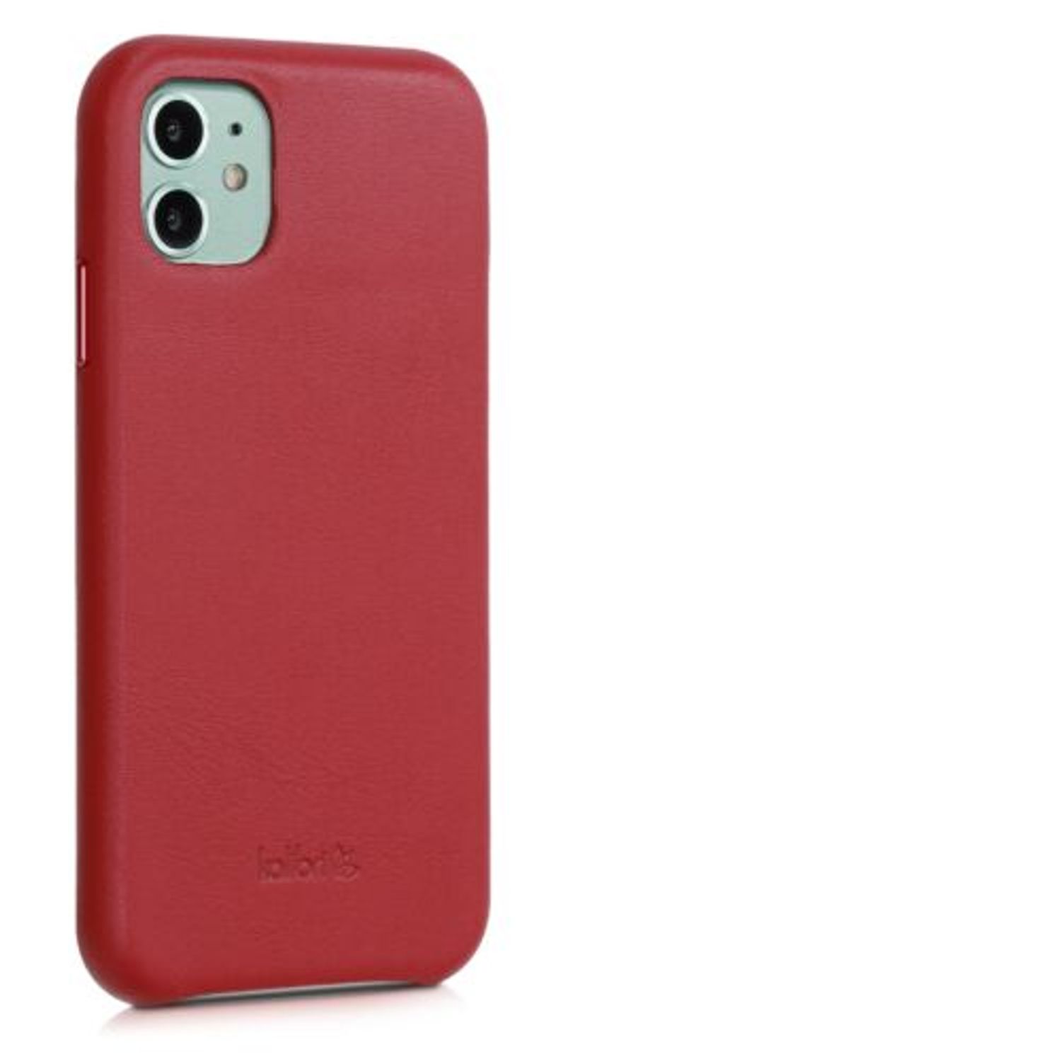 Husa pentru Apple iPhone 11, Piele naturala, Rosu, 49737.09 fotografia produsului View 7 L