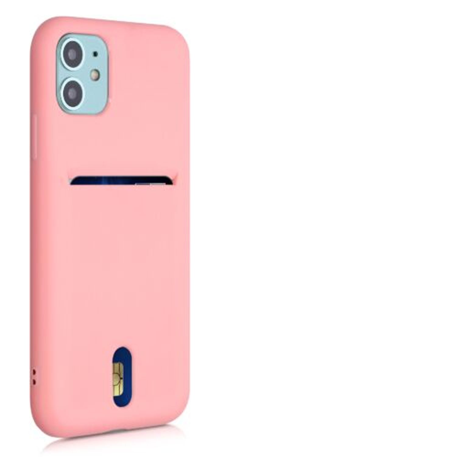 Husa pentru Apple iPhone 11, Silicon, Roz, 50897.10 fotografia produsului View 7 L