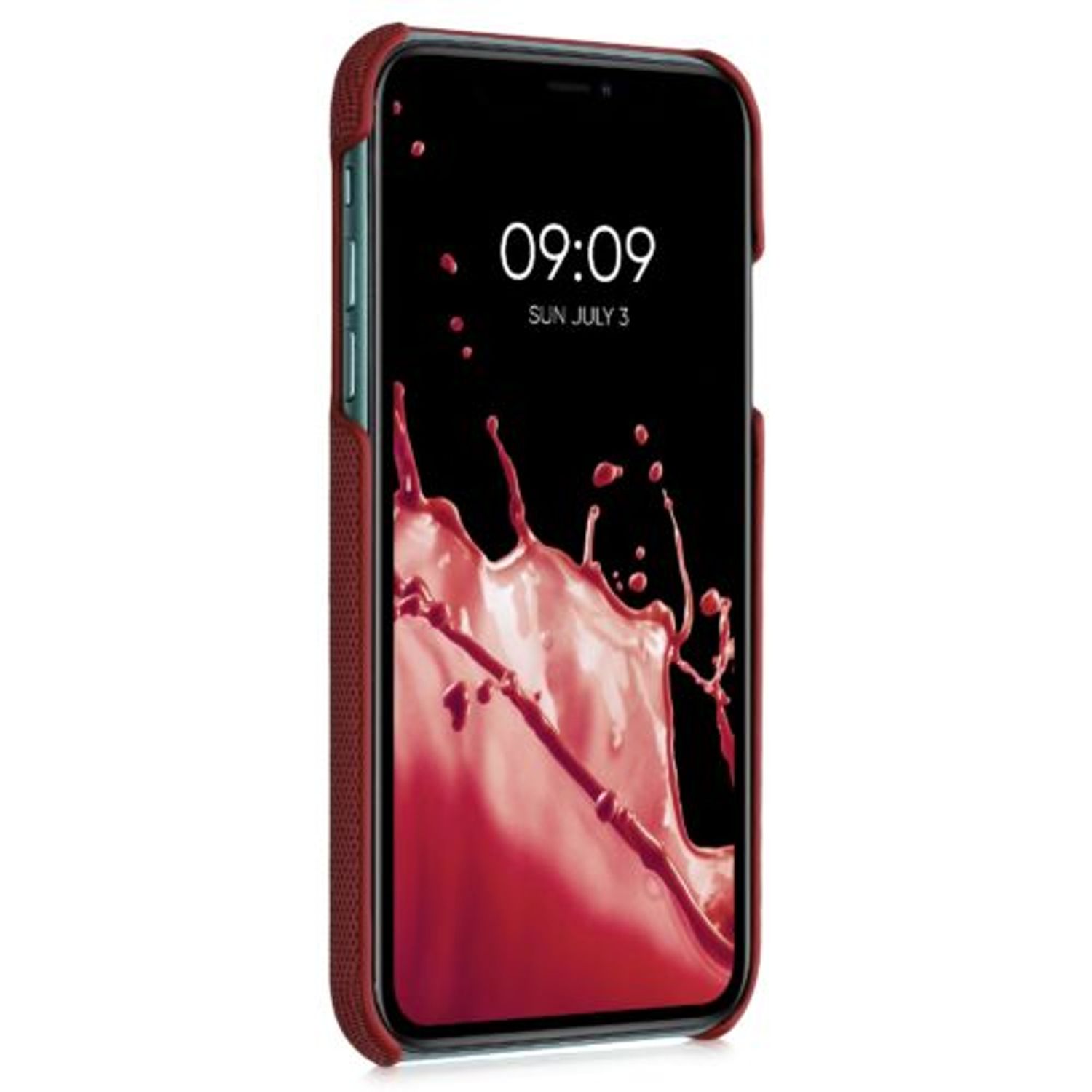 Husa pentru iPhone 11, Textil, Rosu, 55755.76 fotografia produsului View 5 L