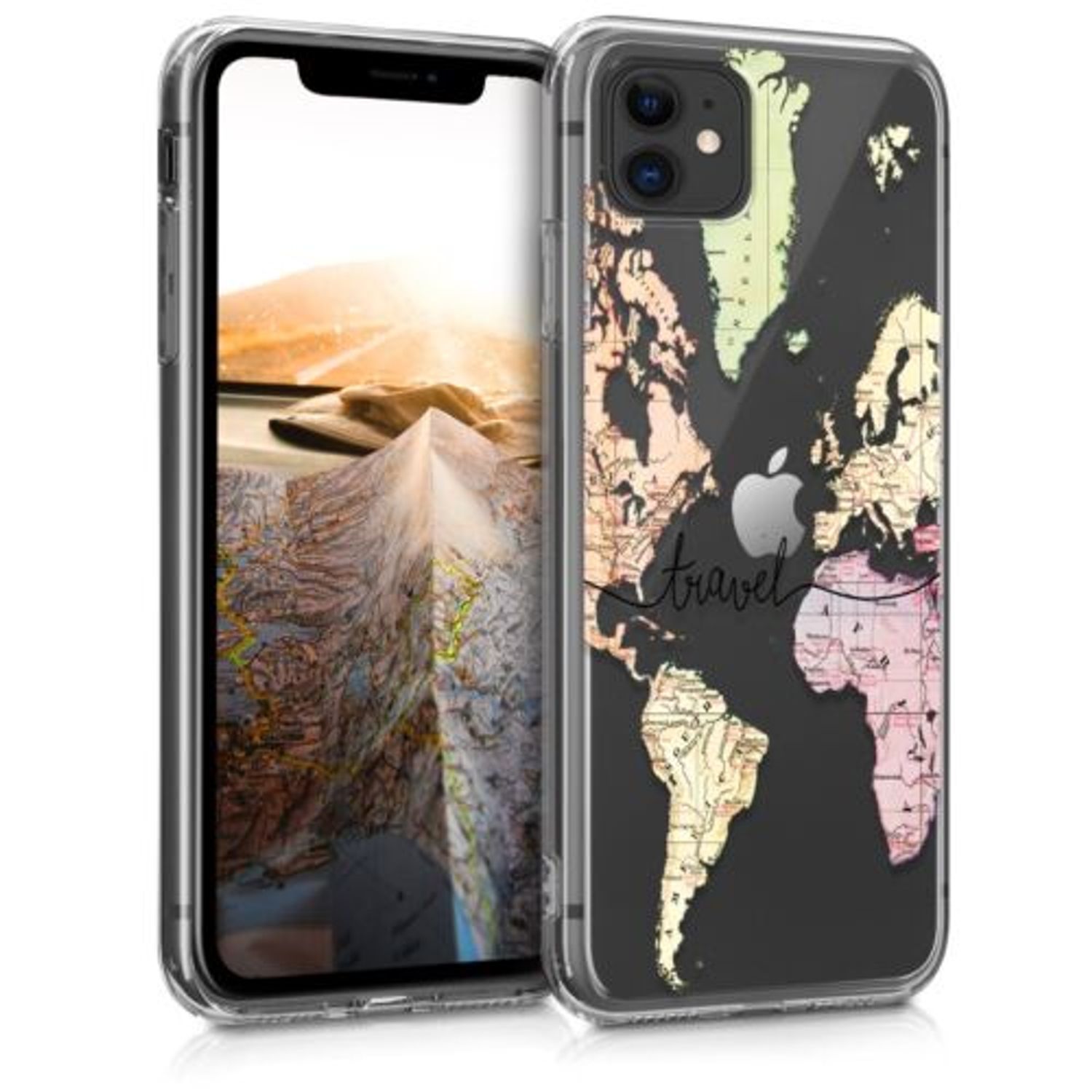 Husa pentru iPhone 11, Silicon, Multicolor, 49793.02 fotografia produsului