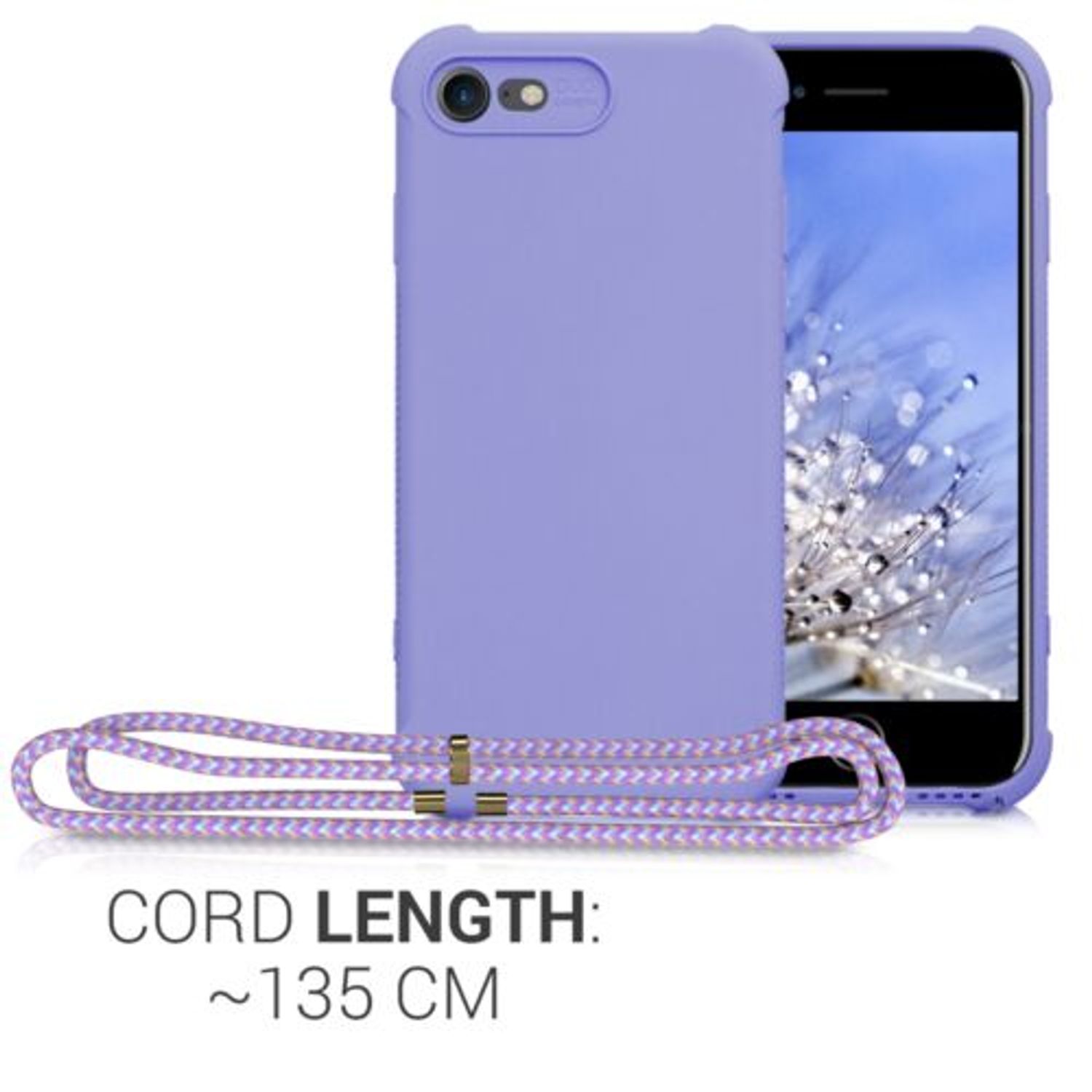 Husa pentru Apple iPhone 8/iPhone 7/iPhone SE 2, Silicon, Mov, 49920.108 fotografia produsului View 8 L